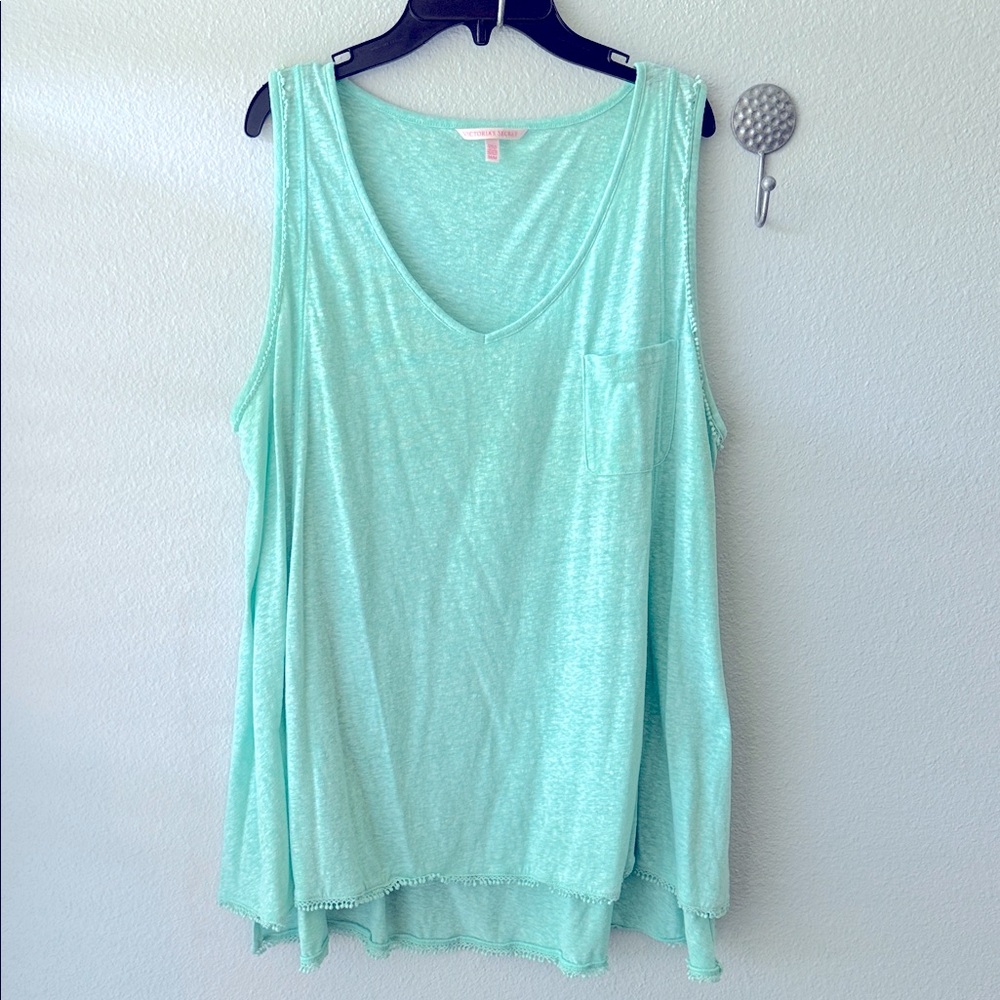 Victoria's Secret Light Green Tank Top